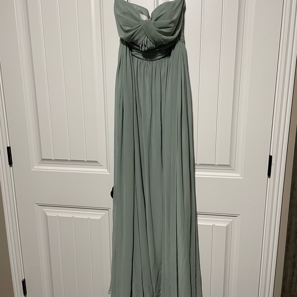 Birdy Grey Sage Green Chiffon size medium